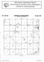 Corwin Township, Ypsilanti, Beaver Creek, James River, Directory Map, Stutsman County 2007